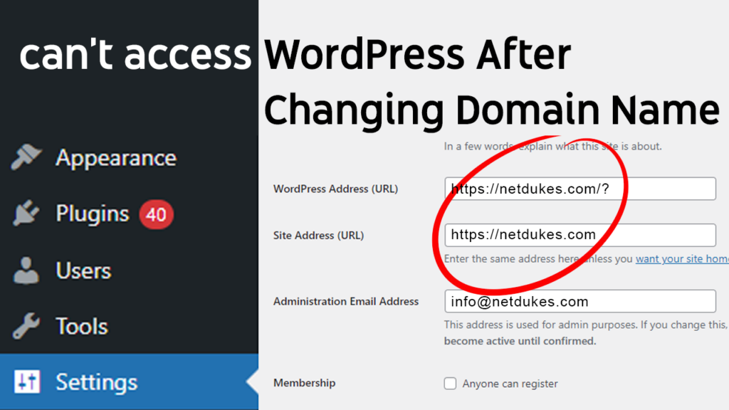 How to Recover a Website After Changing the WordPress Website URL